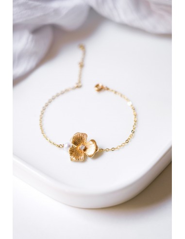 Florissante - Golden flower bracelet livraison et retour toujours gratuits