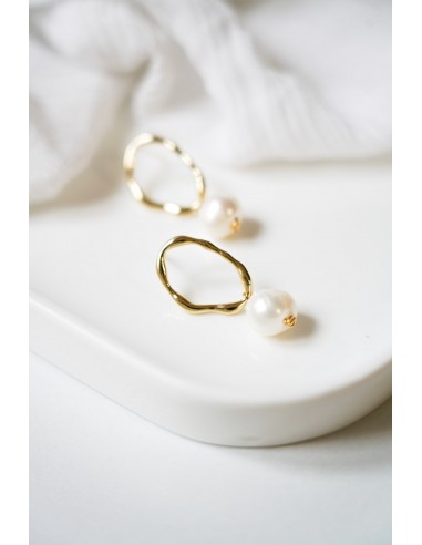 Abstraite - Natural pearl earrings en ligne