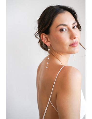 Lys - Natural Pearl Bridal Earrings Les êtres humains sont 