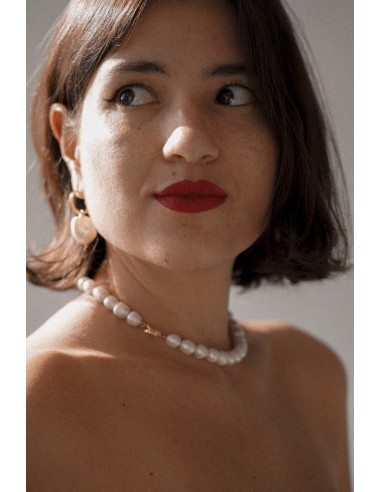 Dove - Natural pearl choker necklace en ligne des produits 