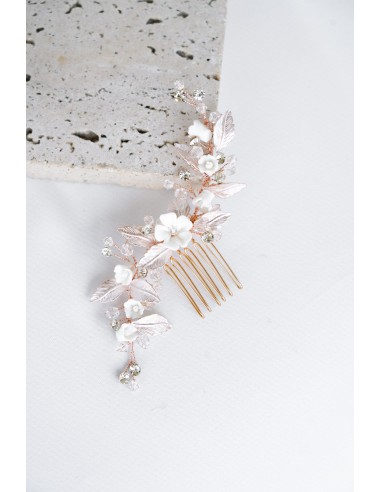 Freesia - Flower bridal comb du meilleur 